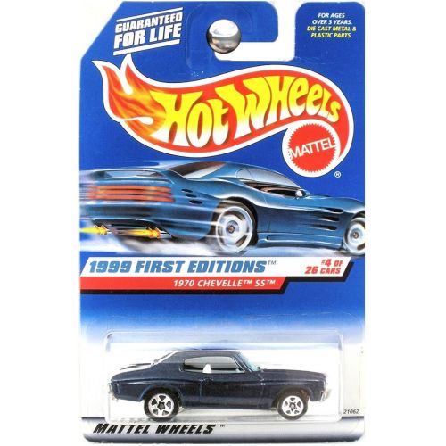  Hot Wheels 1999 First Editions 1970 70 Chevy Chevelle SS Dark Blue #4