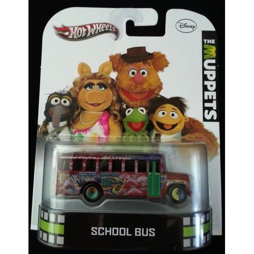  Hot Wheels 2013 Disney The Muppets School Bus  Electric Mayhem X8916