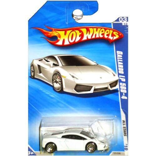  Hot Wheels 2010 All Stars Lamborghini Gallardo LP 560-4 White