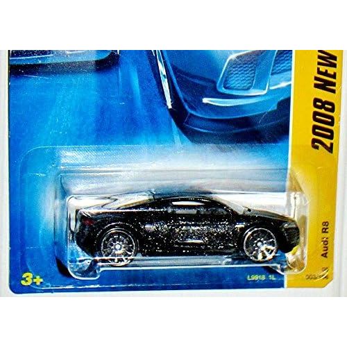  Hot Wheels 2008 New Models Audi R8, 10 Spoke Wheels version # 03/40, 1:64 Scale.