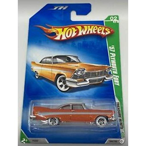  2009 Hot Wheels Treasure Hunts, 1957 Plymouth Fury, 02 of 12, 044/190 (1 Each) 1:64 Scale