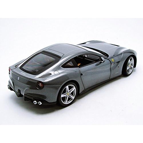  Hot wheels BCJ74 Ferrari F12 Berlinetta Grey 1/18 Diecast Car Model by Hotwheels