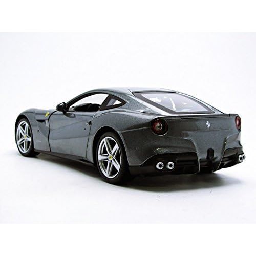  Hot wheels BCJ74 Ferrari F12 Berlinetta Grey 1/18 Diecast Car Model by Hotwheels