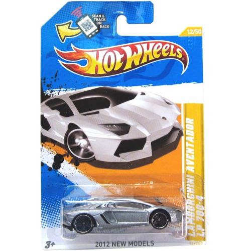  Hot Wheels Silver Lamborghini Aventador Lp 700-4 2012 New Models