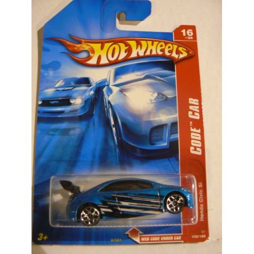  Hot Wheels Code Car 16 of 24 Honda Civic Si Blue 100/180