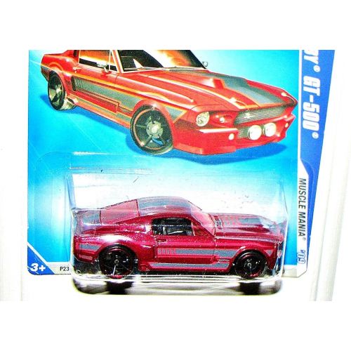  Hot Wheels 2009-078 (78) 67 Shelby GT-500 Muscle Mania Battle Force 5 Card 1:64 Scale 1:64 Scale