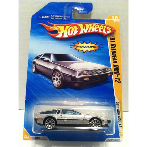  Hot Wheels 2010 New Models 1981 DeLorean DMC-12 SILVER 1:64 Scale