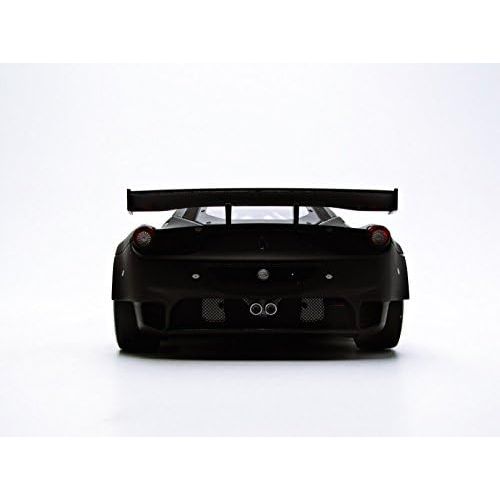  Hot wheels BCK09 Ferrari 458 Italia GT2 Matt Black Elite Edition 1/18 Diecast Car Model by Hotwheels