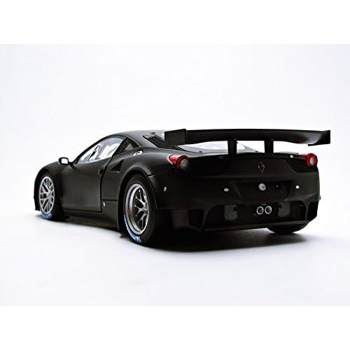  Hot wheels BCK09 Ferrari 458 Italia GT2 Matt Black Elite Edition 1/18 Diecast Car Model by Hotwheels