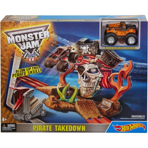  Hot Wheels Monster Jam Pirate Takedown Play Set