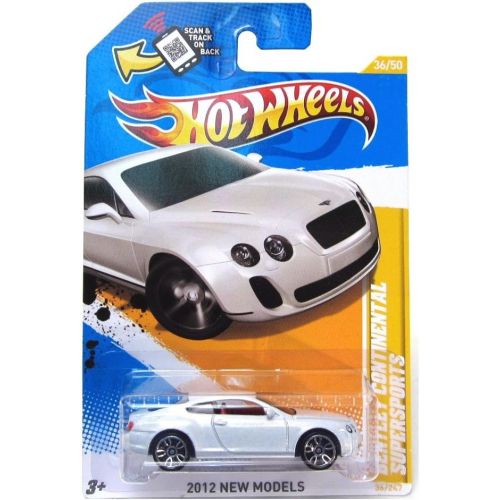  Hot Wheels 2012 Bentley Continental Supersports WHITE, 36/247, New Models. 1:64 Scale.