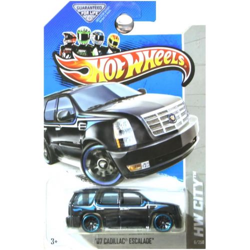  Hot Wheels Black 07 Cadillac Escalade Hot Wheels HW City Series 1:64 Scale Collectible Die Cast Metal Toy Car Model