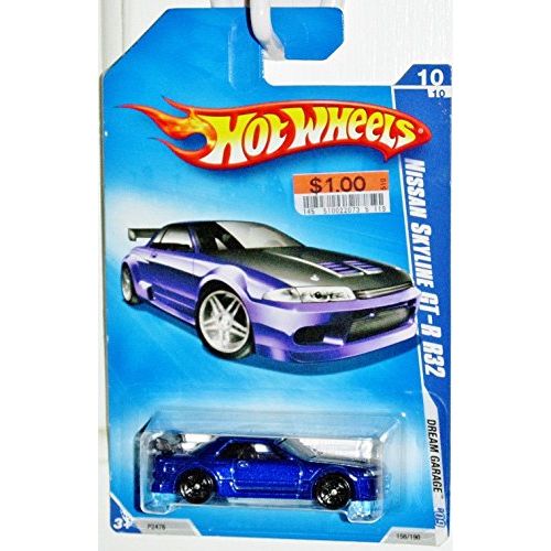  Hot Wheels 2009-156 Dream Garage BLUE 2001 Nissan Skyline GT-R R32 1:64 Scale