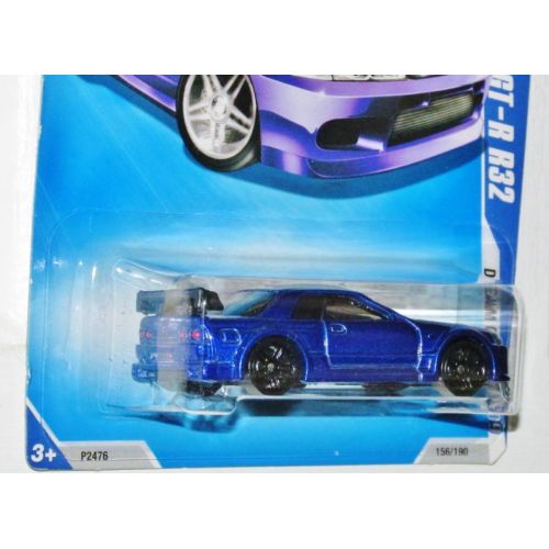  Hot Wheels 2009-156 Dream Garage BLUE 2001 Nissan Skyline GT-R R32 1:64 Scale