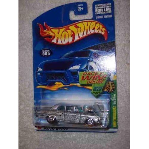  2002 Treasure Hunt #5 Ford Thunderbolt #2002-5 Collectible Collector Car Mattel Hot Wheels