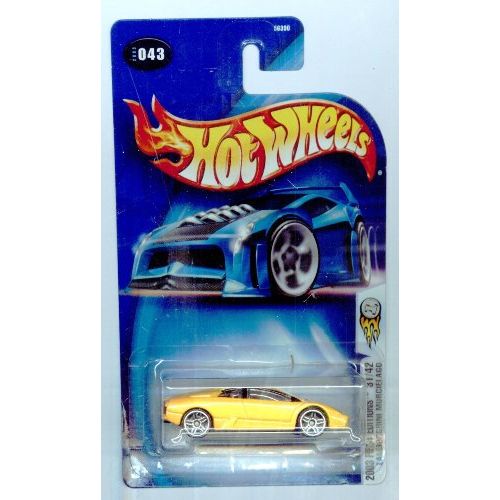  Hot Wheels 2003-043 First Editions Yellow Lamborghini Murcielago 1:64 Scale