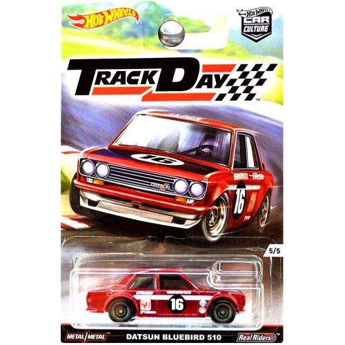  2016 Hot Wheels Car Culture Track Day 5/5 - Datsun Bluebird 510 [Maroon]