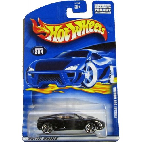  Hot Wheels Ferrari 360 Modena 5-spoke Wheels 2001-204 Collectible Collector Car Mattel 1:64