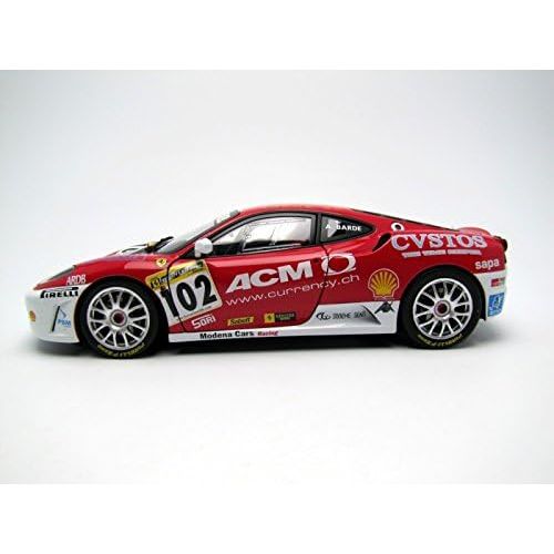  Hot Wheels FERRARI MODENA RACING #102 Modena Cars Racing #102 - 1:18 Scale Collectible Die Cast Car Model