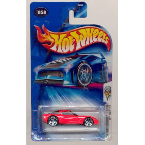  Hot Wheels 2004-058 First Editions 58/100 RED C6 Corvette 1:64 Scale