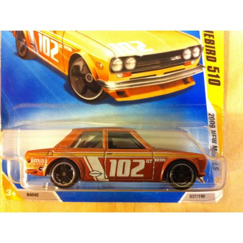  2009 Hot Wheels 037/190 Datsun Bluebird 510 Copper 1:64