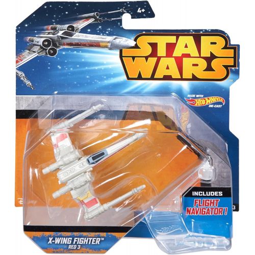  Hot Wheels Star Wars Starship X-Wing Fighter Red 3