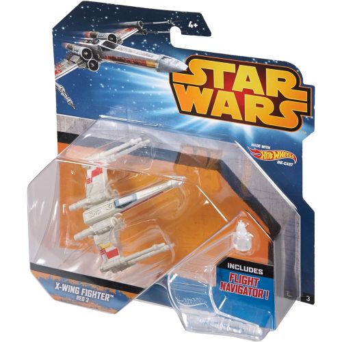  Hot Wheels Star Wars Starship X-Wing Fighter Red 3