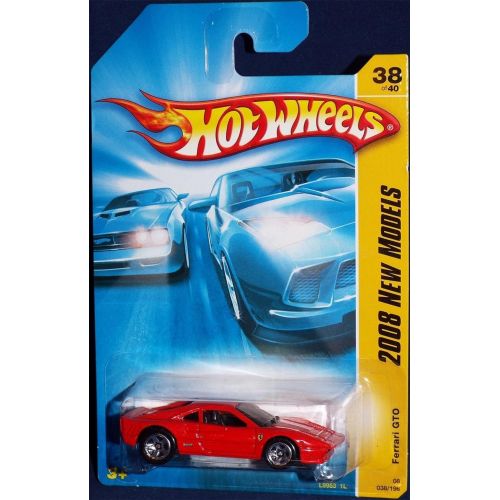  Hot Wheels 2008 038 38 New Models Red Ferrari GTO 1:64 Scale