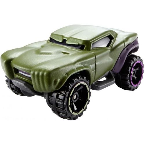  Hot Wheels, Marvel Character Car, Hulk (Green) Die-Cast Vehicle #5