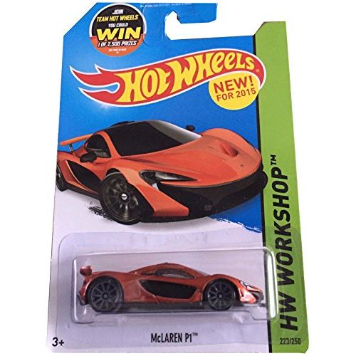  Hot Wheels 2015 HW Workshop McLaren P1 223/250, Orange
