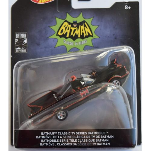  Hot Wheels 1:50 Scale Batman 80 Years Batman Classic TV Series Batmobile