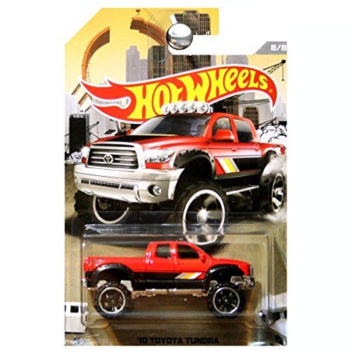  HOT WHEELS RAD TRUCKS EXCLUSIVE RED 10 TOYOTA TUNDRA DIE-CAST