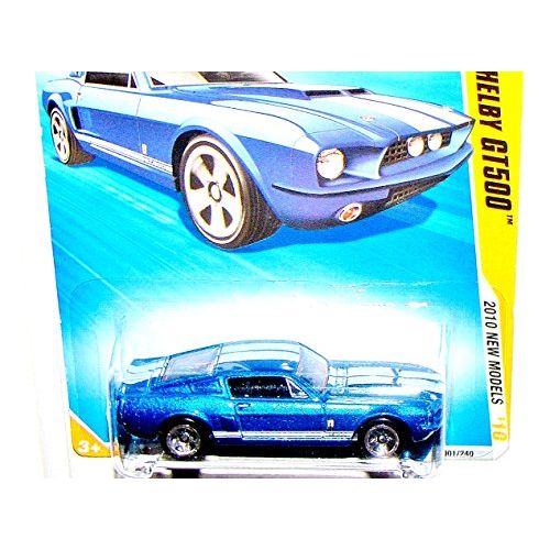  Hot Wheels 2010-001 New Models #1 BLUE 67 Shelby GT500 1:64 Scale