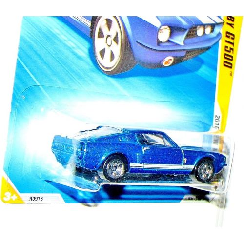  Hot Wheels 2010-001 New Models #1 BLUE 67 Shelby GT500 1:64 Scale