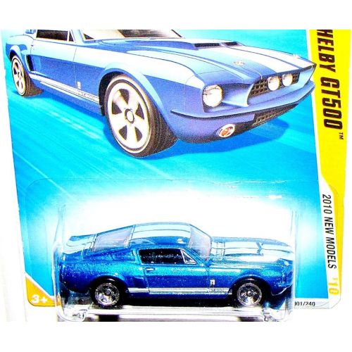  Hot Wheels 2010-001 New Models #1 BLUE 67 Shelby GT500 1:64 Scale