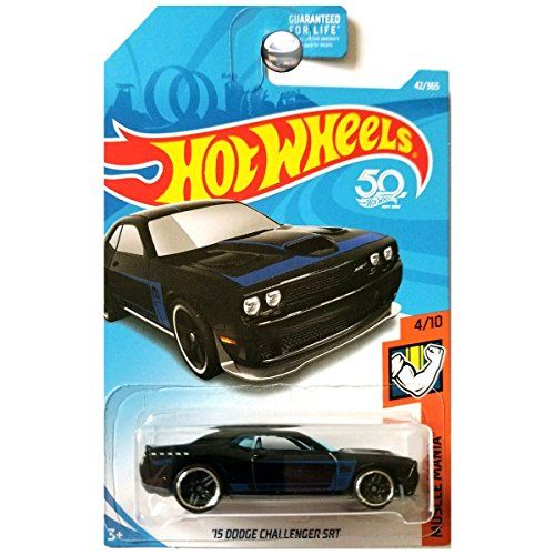  Hot Wheels 2018 50th Anniversary Muscle Mania 15 Dodge Challenger SRT 42/365, Black