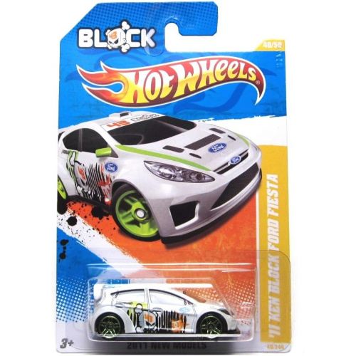  Hot Wheels 2011 11 Ken Block Ford Fiesta White #40/244