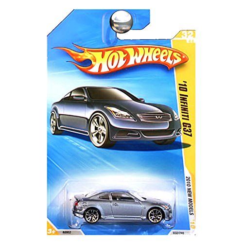  Hot Wheels 2010 New Models 10 Infiniti G37 Blue Slate Gray Charcoal