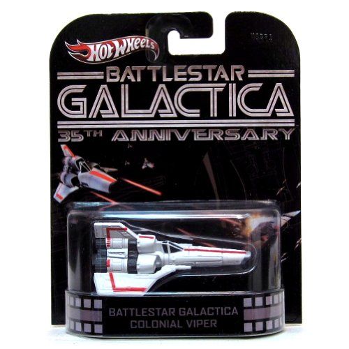  Hot Wheels Retro Battlestar Galactica 35th Anniversary 1:64 Die Cast Vehicle Colonial Viper