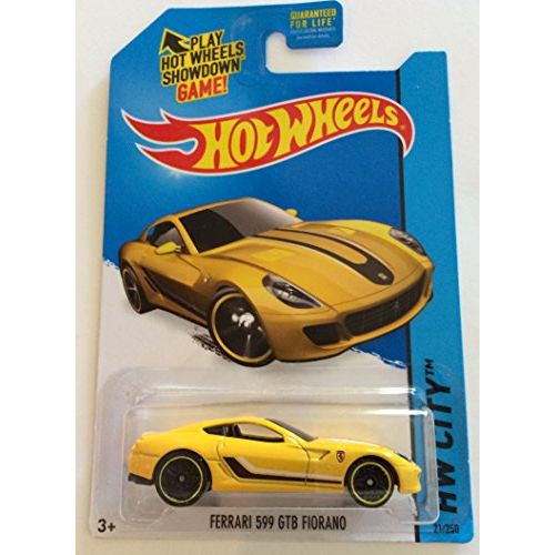  Hot Wheels 2015 HW City Ferrari 599 GTB Fiorano 21/250, Yellow