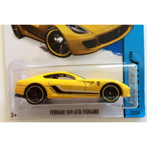  Hot Wheels 2015 HW City Ferrari 599 GTB Fiorano 21/250, Yellow