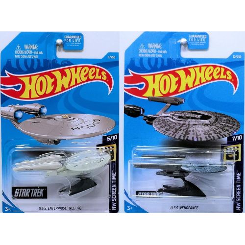  Hot Wheels 2019 HW Screen Time - Star Trek U.S.S. Enterprise NCC-1701 & U.S.S. Vengeance