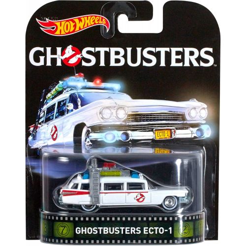  Hot Wheels, Retro Entertainment, Ghostbusters Ecto 1 Die-Cast Vehicle