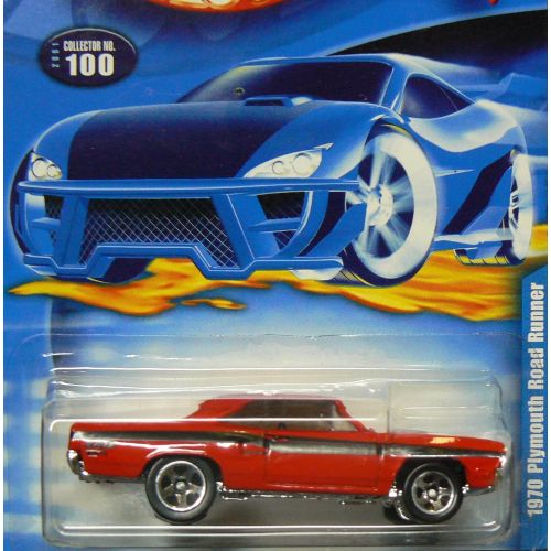  #2001-100 1970 Plymouth Road Runner Collectible Collector Car Mattel Hot Wheels