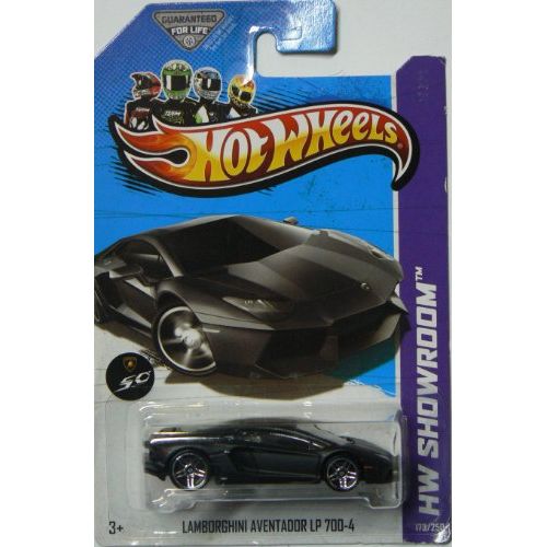  Hot Wheels HW Showroom Lamborghini Aventador LP 700-4 Black #173/250