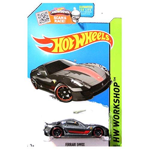  Hot Wheels 2015 HW Workshop Ferrari 599XX 188/250, Dark Gray