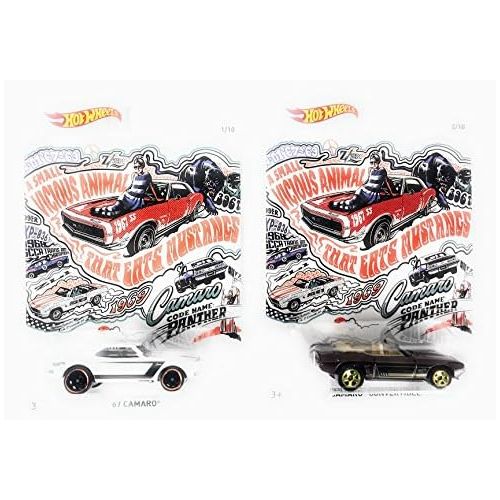  Hot Wheels 2018 Chevy Camaro Generations Art Card Bundle of 10