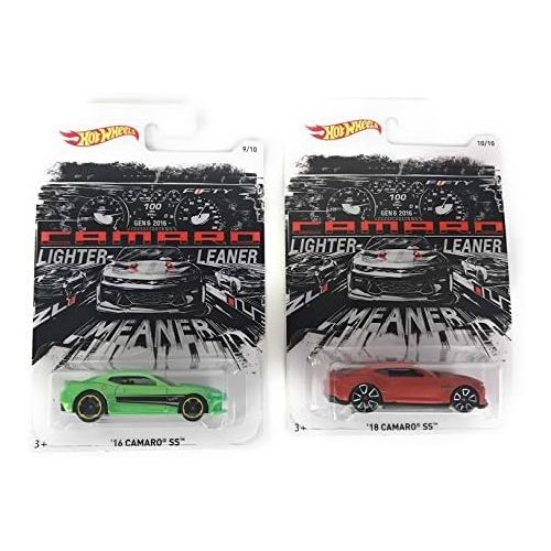  Hot Wheels 2018 Chevy Camaro Generations Art Card Bundle of 10