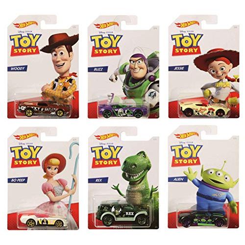  Hot Wheels Mattel Diney Pixar Toy Story Set of 6