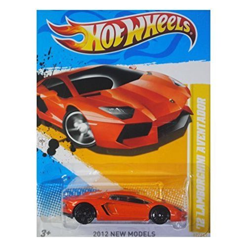  Hot Wheels 2012 New Models 12 Lamborghini Aventador Orange #12/247